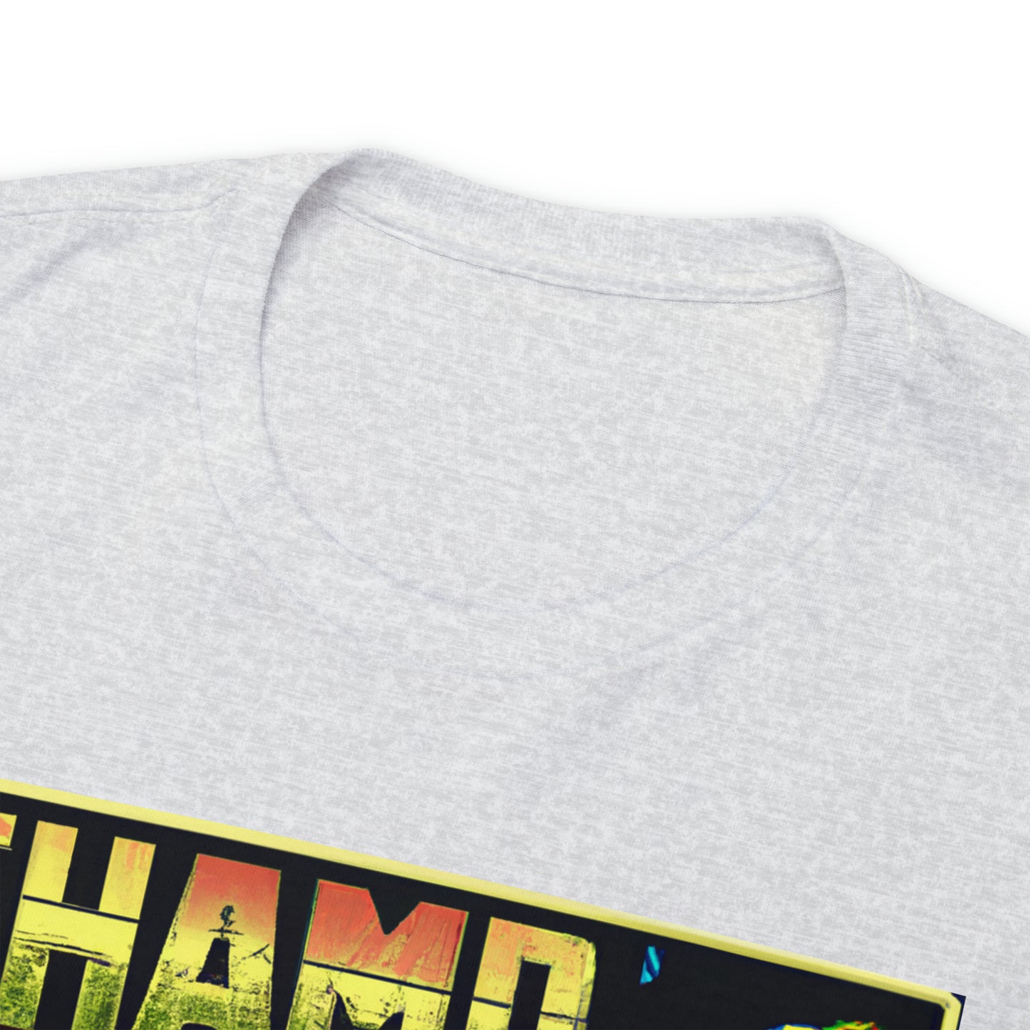 CHAMP Logo Spaceship 1 - 1980's Comic Book Style - AI Art - Gildan Heavy Cotton Tee