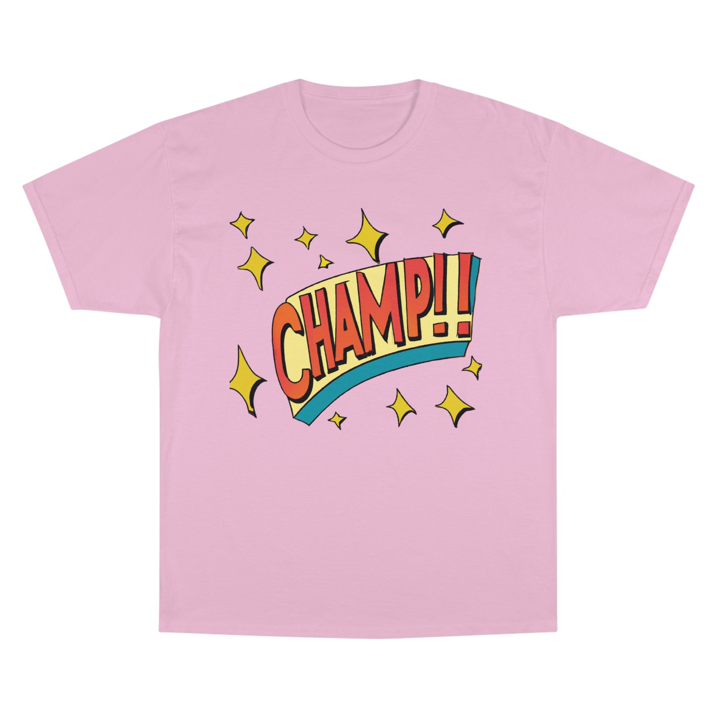 CHAMP!! Logo Exclamation 1930's Style Cartoon Art - AI Art - Champion T-Shirt