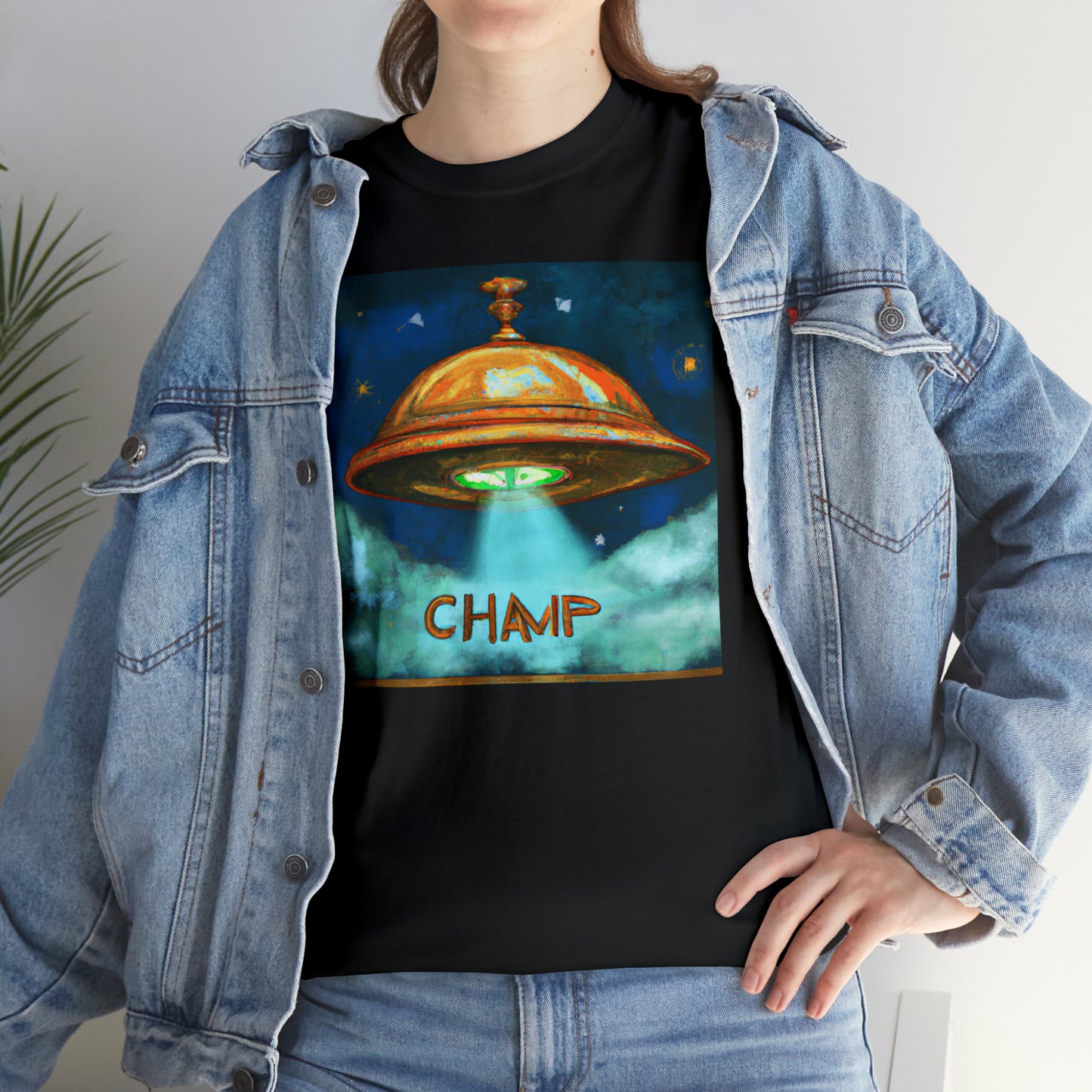 CHAMP UFO 8 - Ancient Roman Style - AI Art - Gildan Heavy Cotton Tee