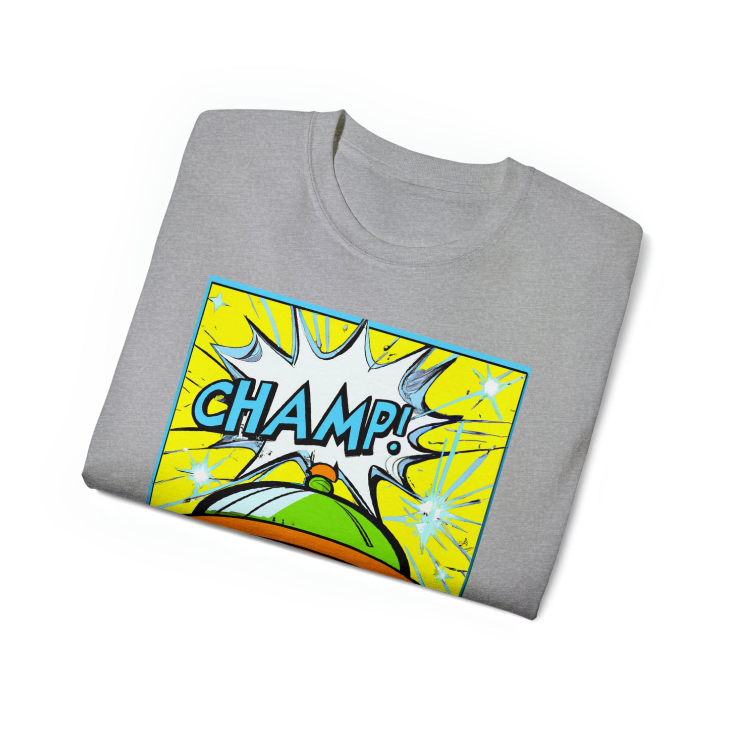 CHAMP UFO 20 - 1950's Style Comic Book Art - AI Art - Ultra Cotton Tee