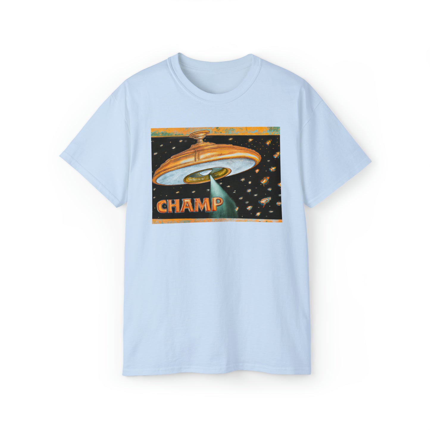 CHAMP UFO 6 - Ancient Roman Style - AI Art - Gildan Ultra Cotton Tee