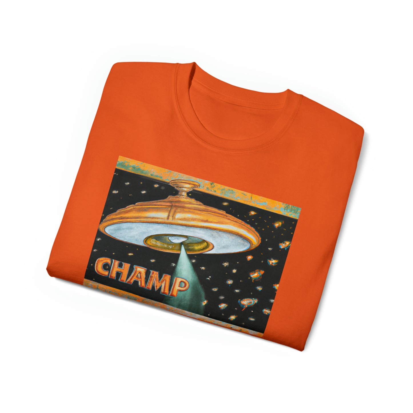 CHAMP UFO 6 - Ancient Roman Style - AI Art - Gildan Ultra Cotton Tee