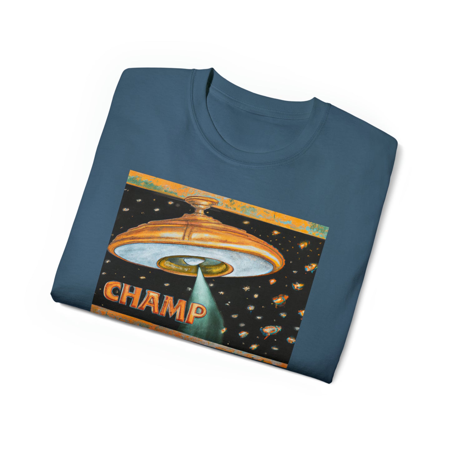 CHAMP UFO 6 - Ancient Roman Style - AI Art - Gildan Ultra Cotton Tee