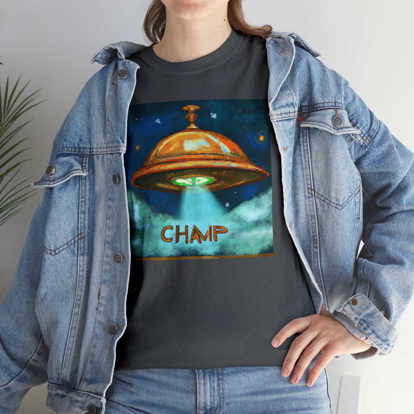 CHAMP UFO 8 - Ancient Roman Style - AI Art - Gildan Heavy Cotton Tee