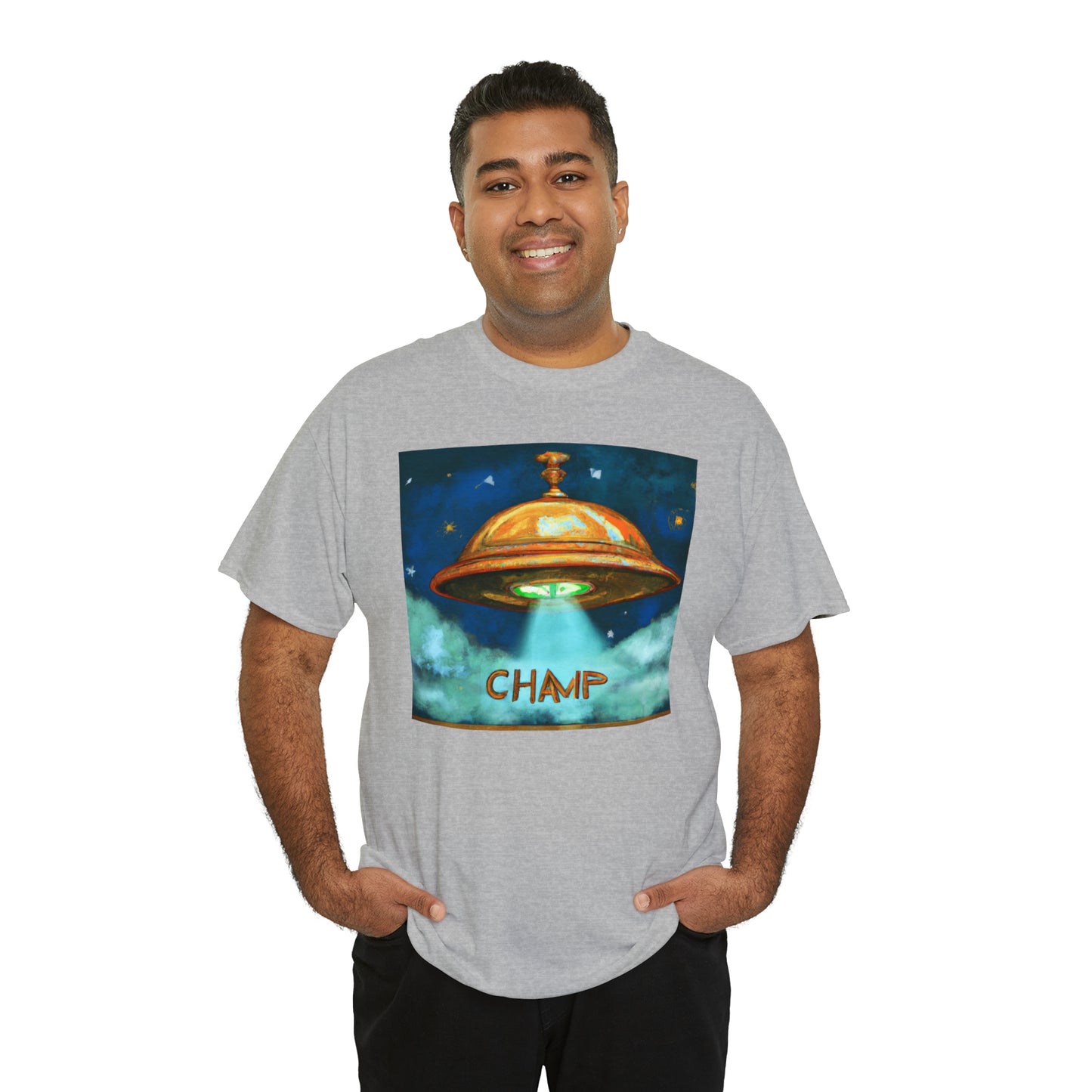 CHAMP UFO 8 - Ancient Roman Style - AI Art - Gildan Heavy Cotton Tee