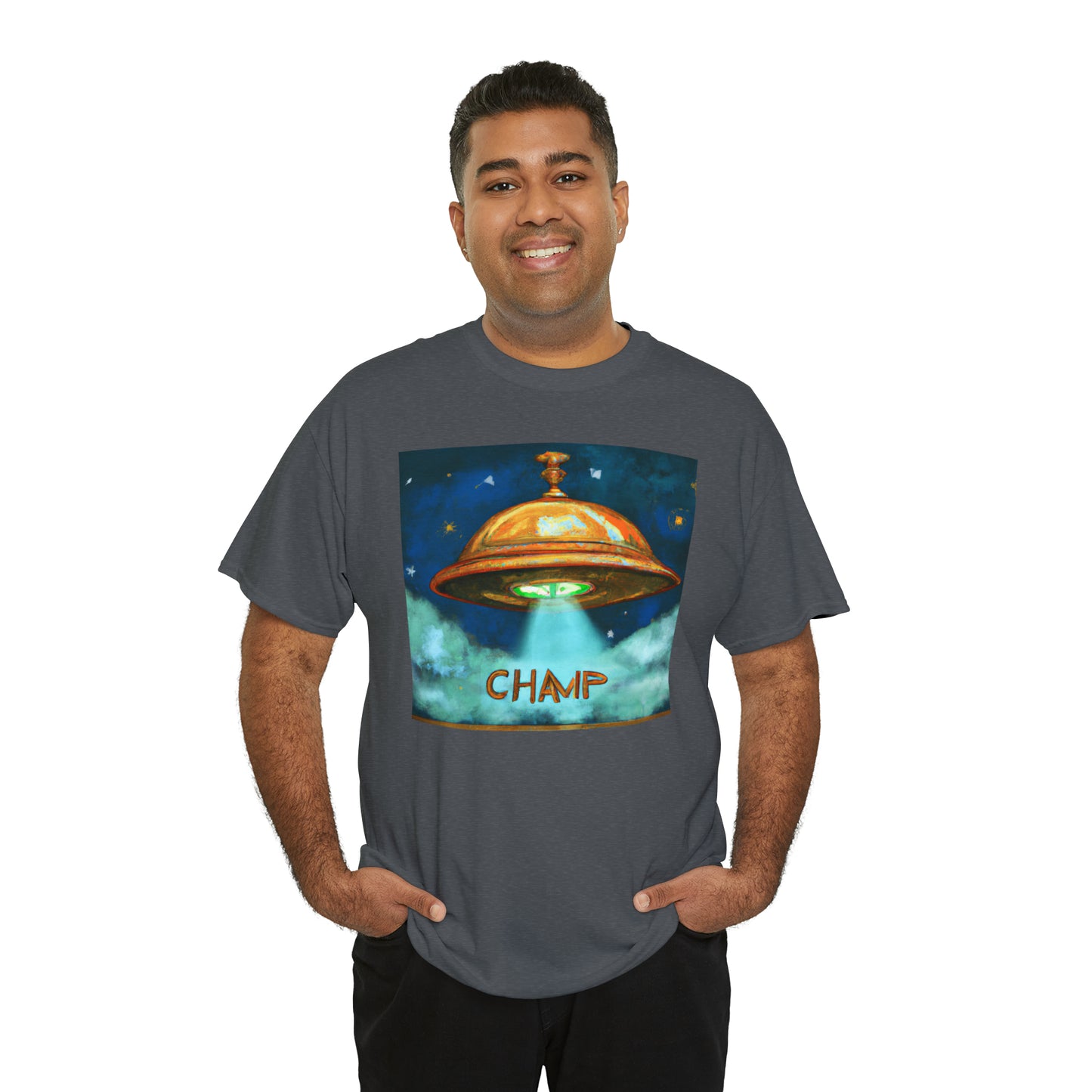 CHAMP UFO 8 - Ancient Roman Style - AI Art - Gildan Heavy Cotton Tee