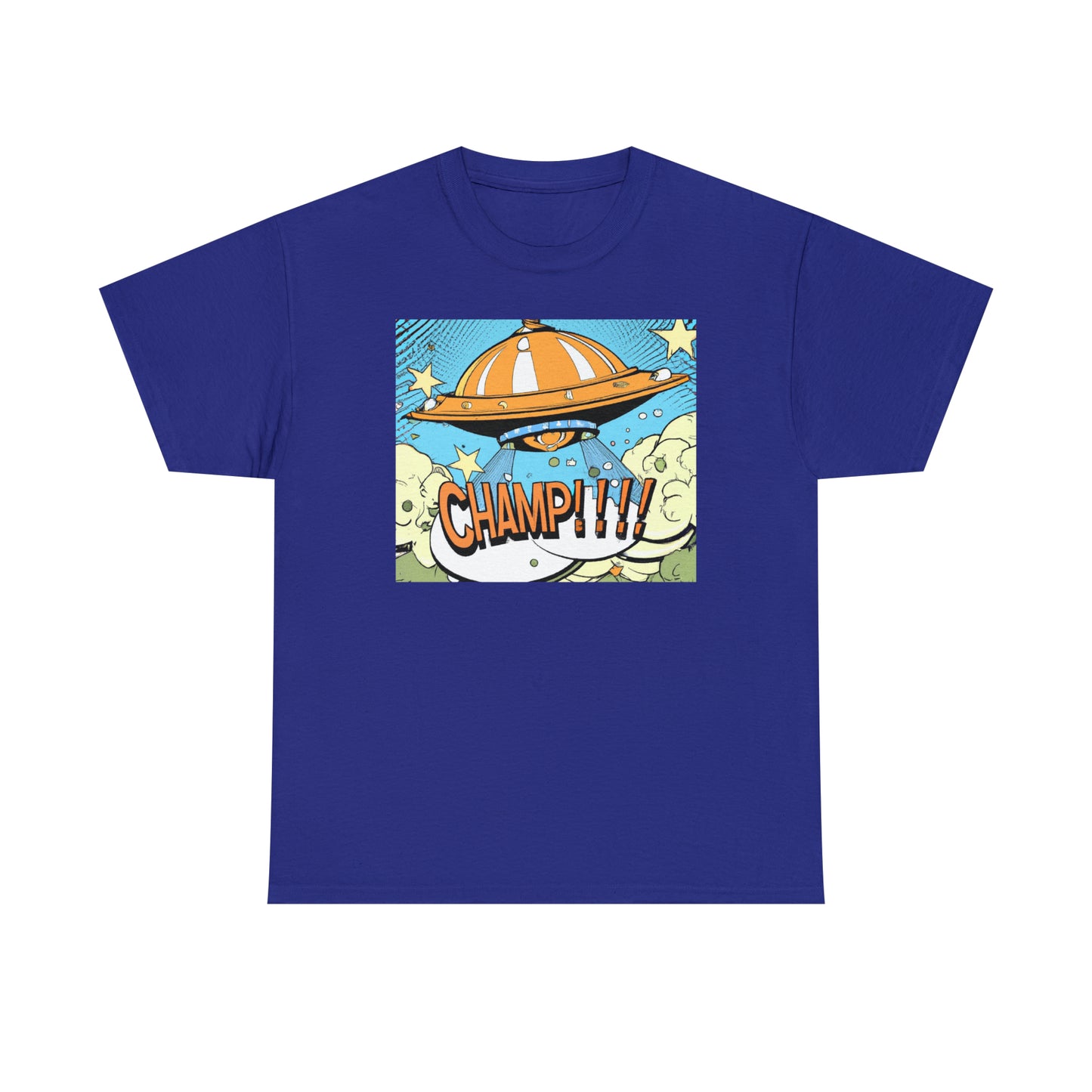 CHAMP!!!! UFO 22 - 1920's Style Comic Art - AI Art - Gildan Heavy Cotton Tee