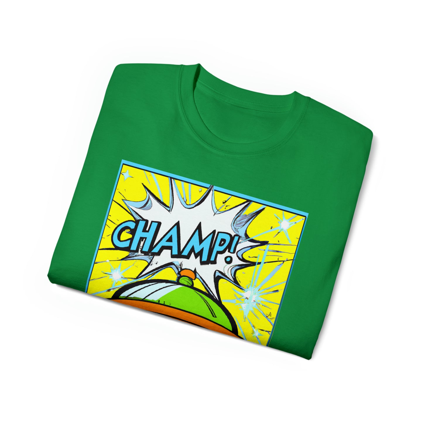 CHAMP UFO 20 - 1950's Style Comic Book Art - AI Art - Ultra Cotton Tee