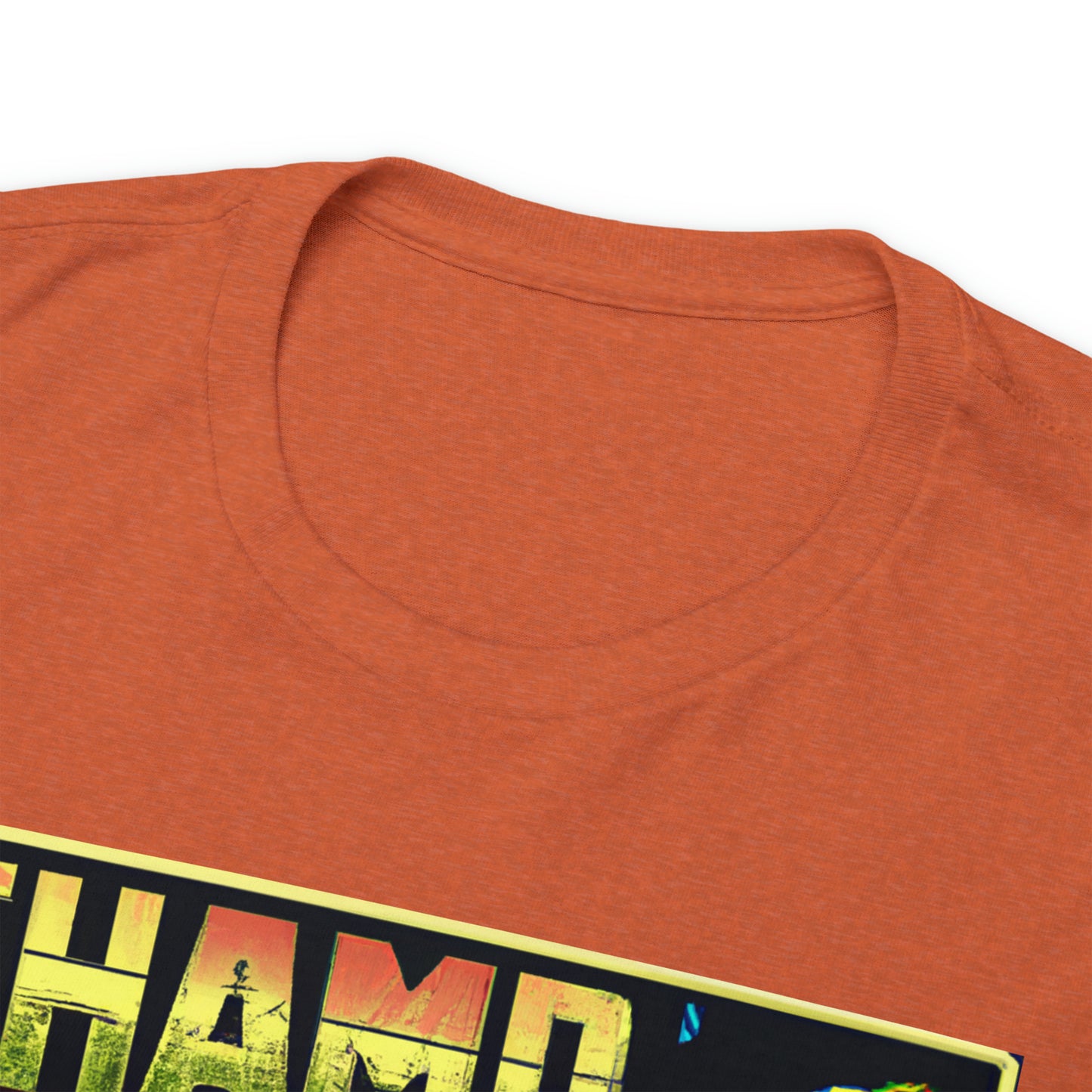 CHAMP Logo Spaceship 1 - 1980's Comic Book Style - AI Art - Gildan Heavy Cotton Tee