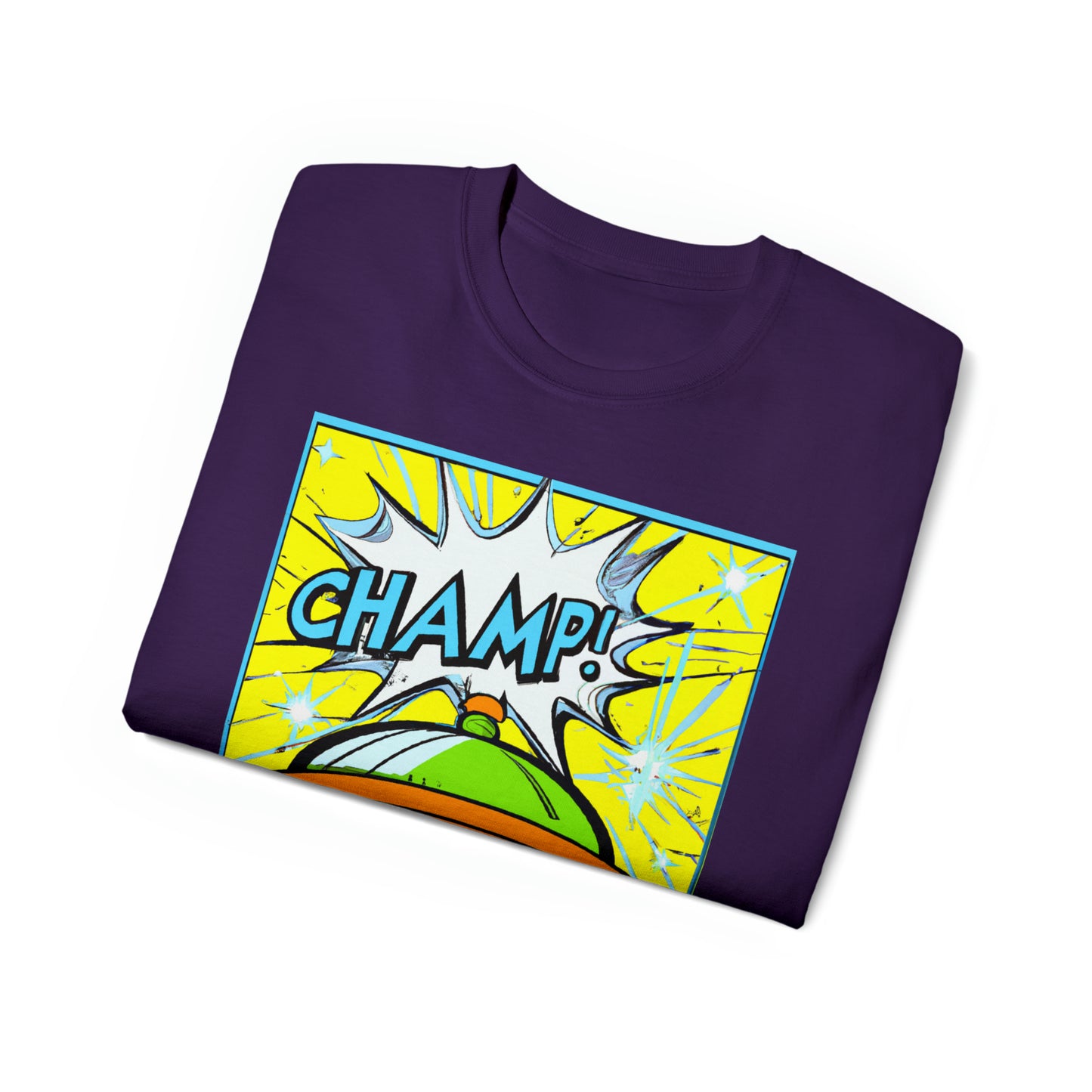 CHAMP UFO 20 - 1950's Style Comic Book Art - AI Art - Ultra Cotton Tee