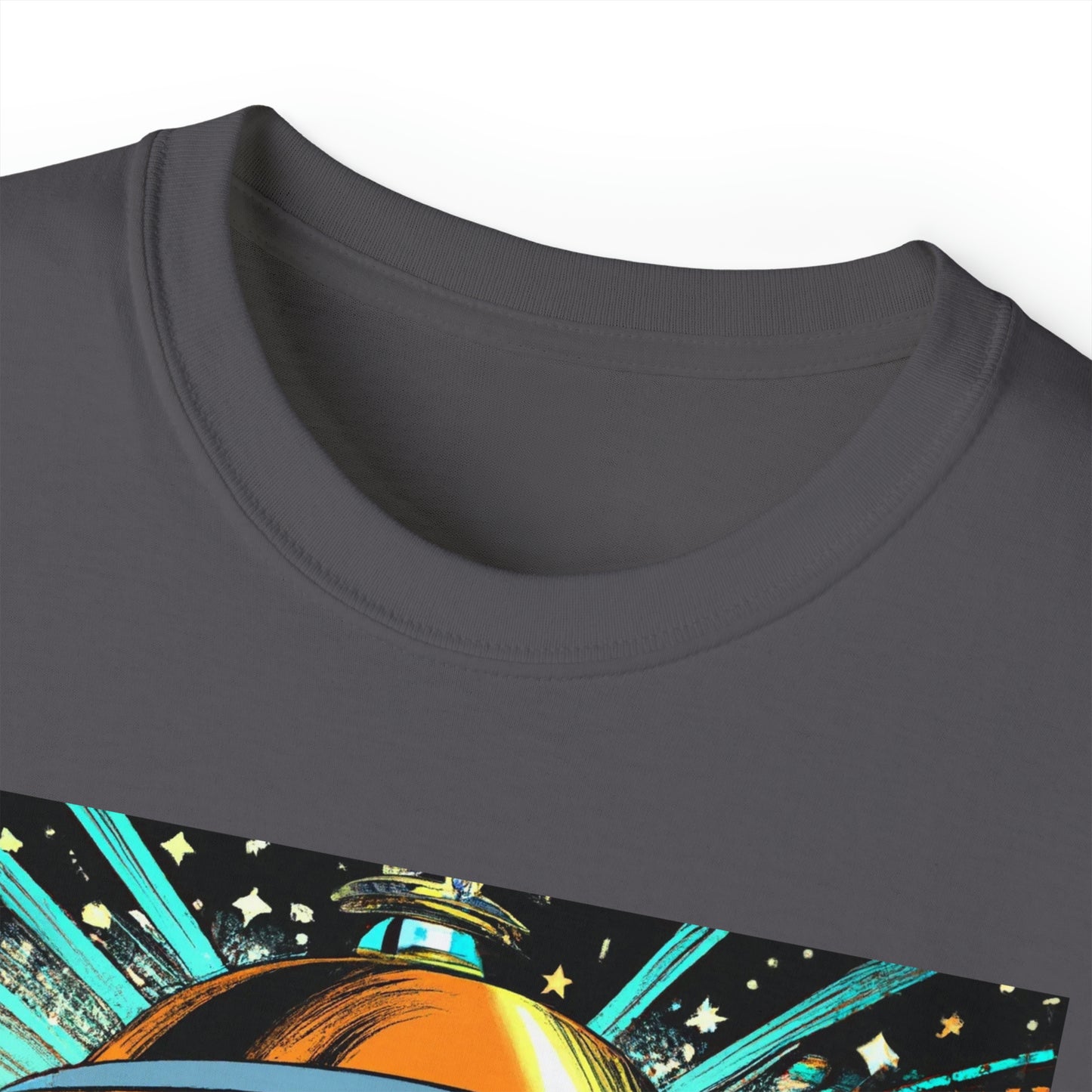 CHAMMP UFO 3 - 1800's Style Comic Art - AI Art - Gildan Ultra Cotton Tee