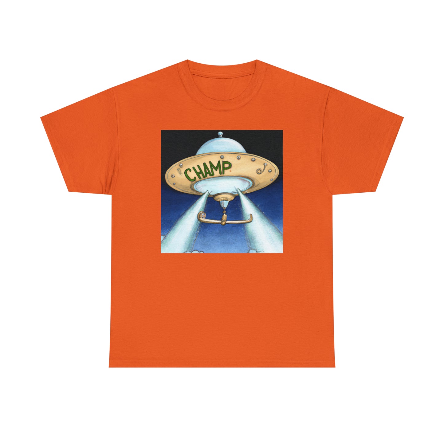 CHAMP UFO 10 - Neo-Classical Style - AI Art - Gildan Heavy Cotton Tee