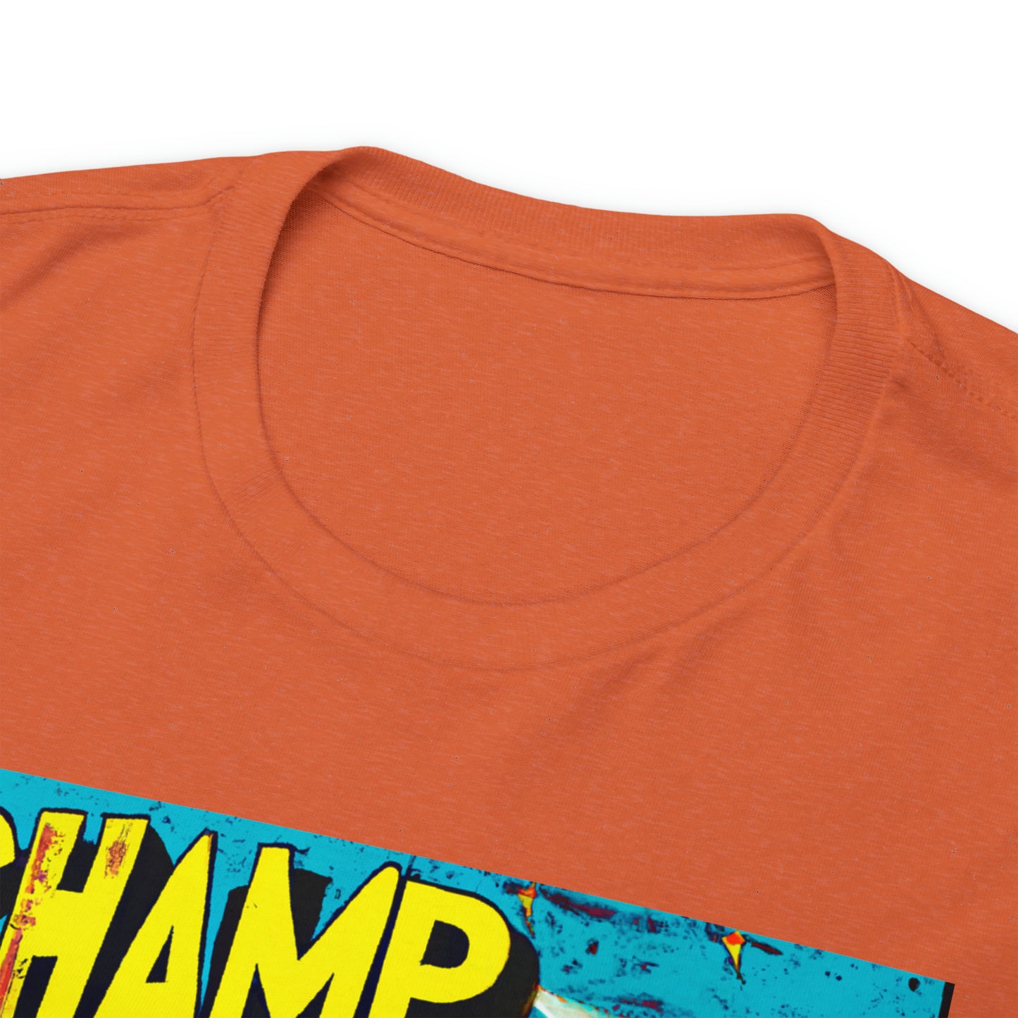 CHAMP UFO 25 - 1970's Style Comic Book Art - AI Art - Gildan Heavy Cotton Tee