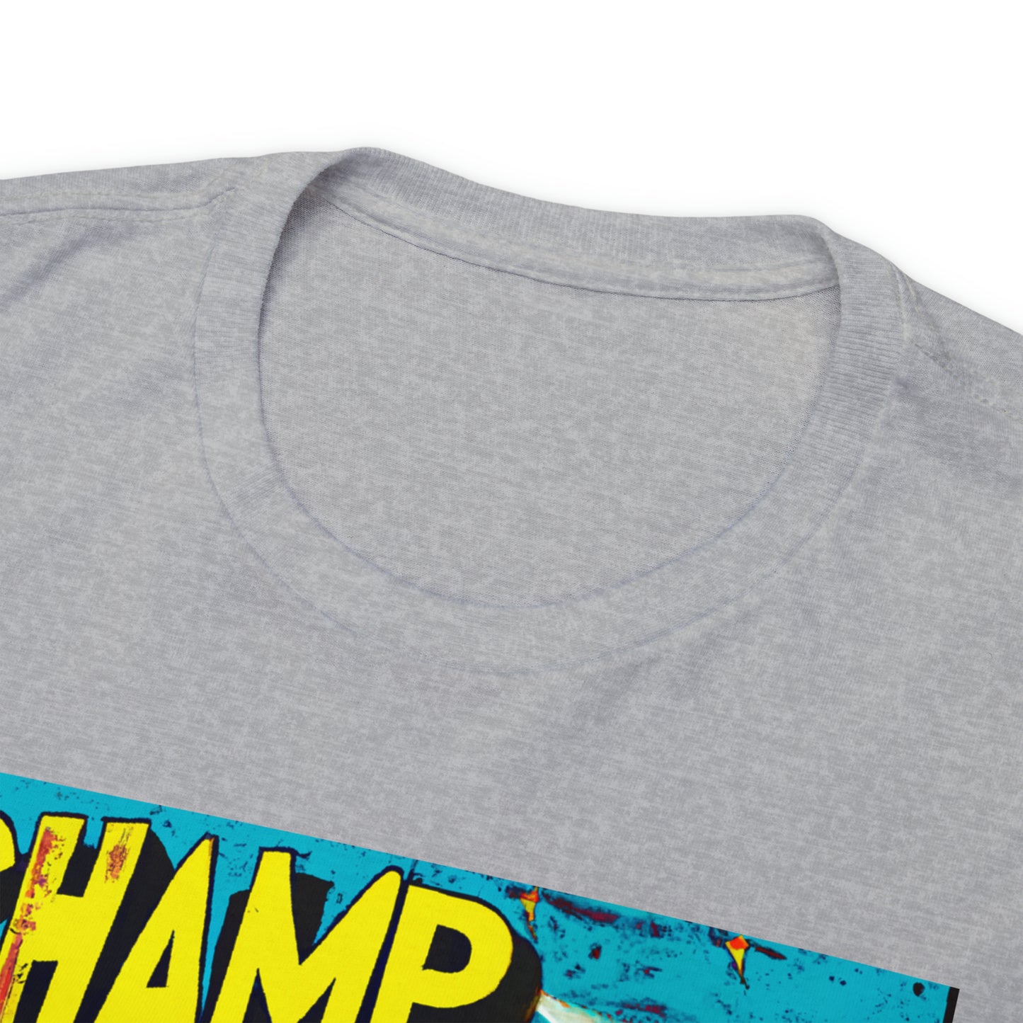 CHAMP UFO 25 - 1970's Style Comic Book Art - AI Art - Gildan Heavy Cotton Tee