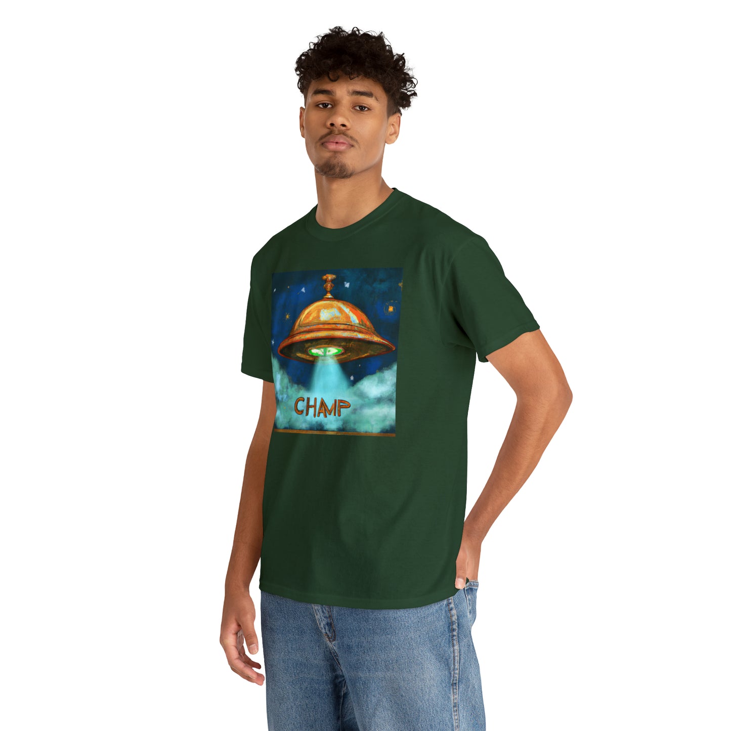 CHAMP UFO 8 - Ancient Roman Style - AI Art - Gildan Heavy Cotton Tee