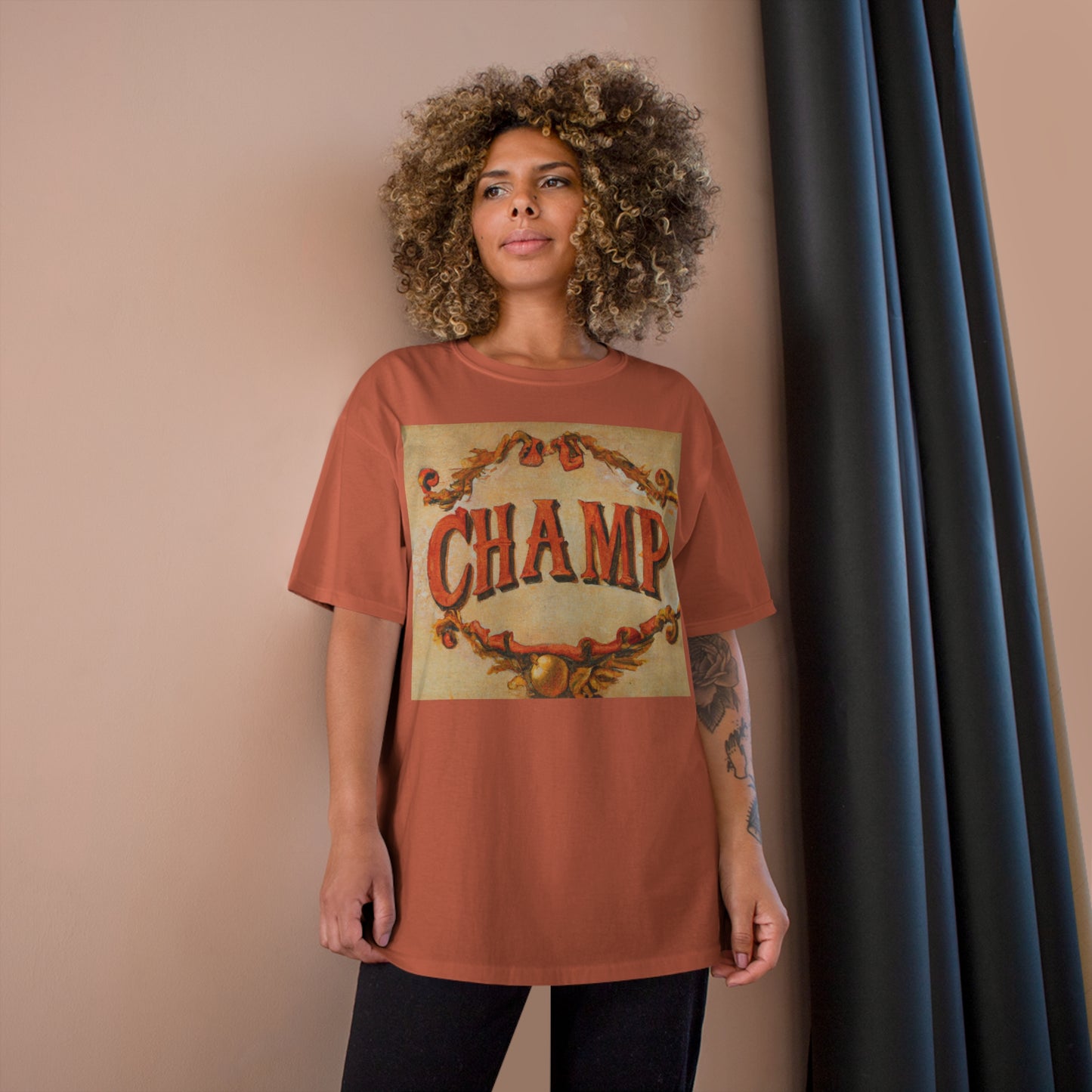 CHAMP Logo Renaissance Style - AI Art - Champion T-Shirt