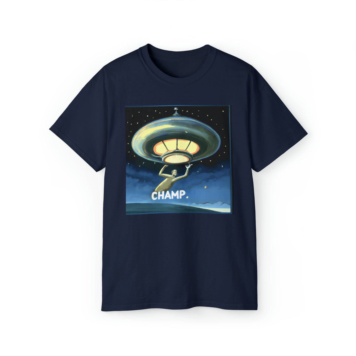 CHAMP UFO 9 - Neo-Classical Style - AI Art - Gildan Ultra Cotton Tee