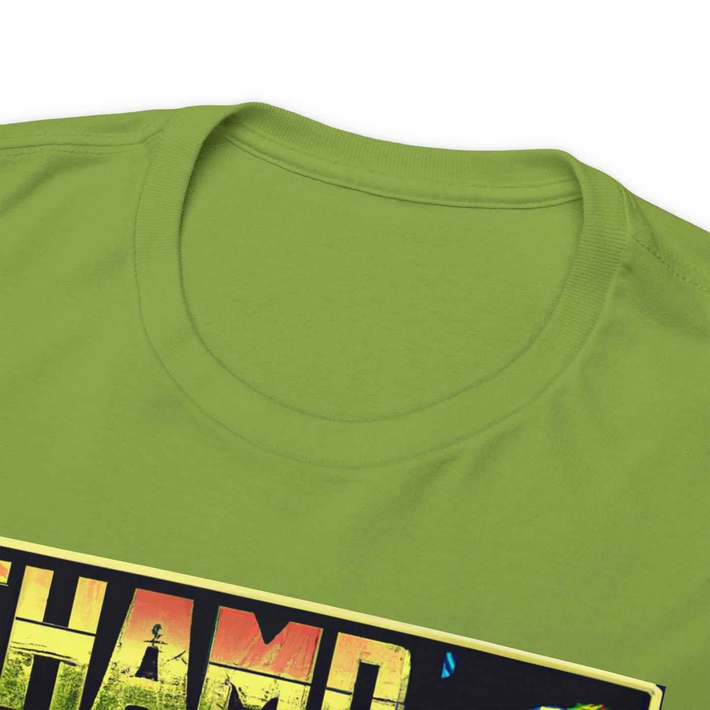 CHAMP Logo Spaceship 1 - 1980's Comic Book Style - AI Art - Gildan Heavy Cotton Tee