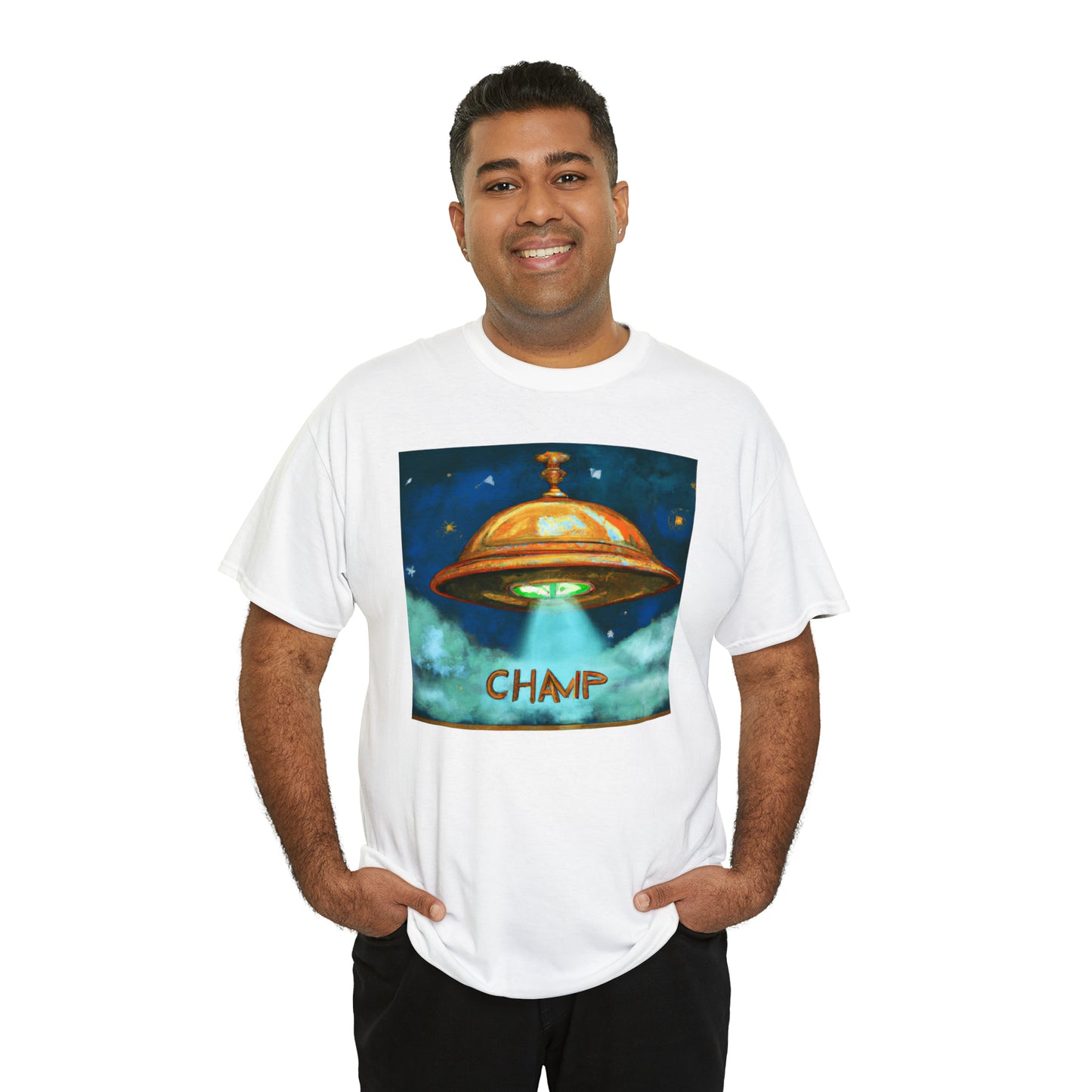 CHAMP UFO 8 - Ancient Roman Style - AI Art - Gildan Heavy Cotton Tee