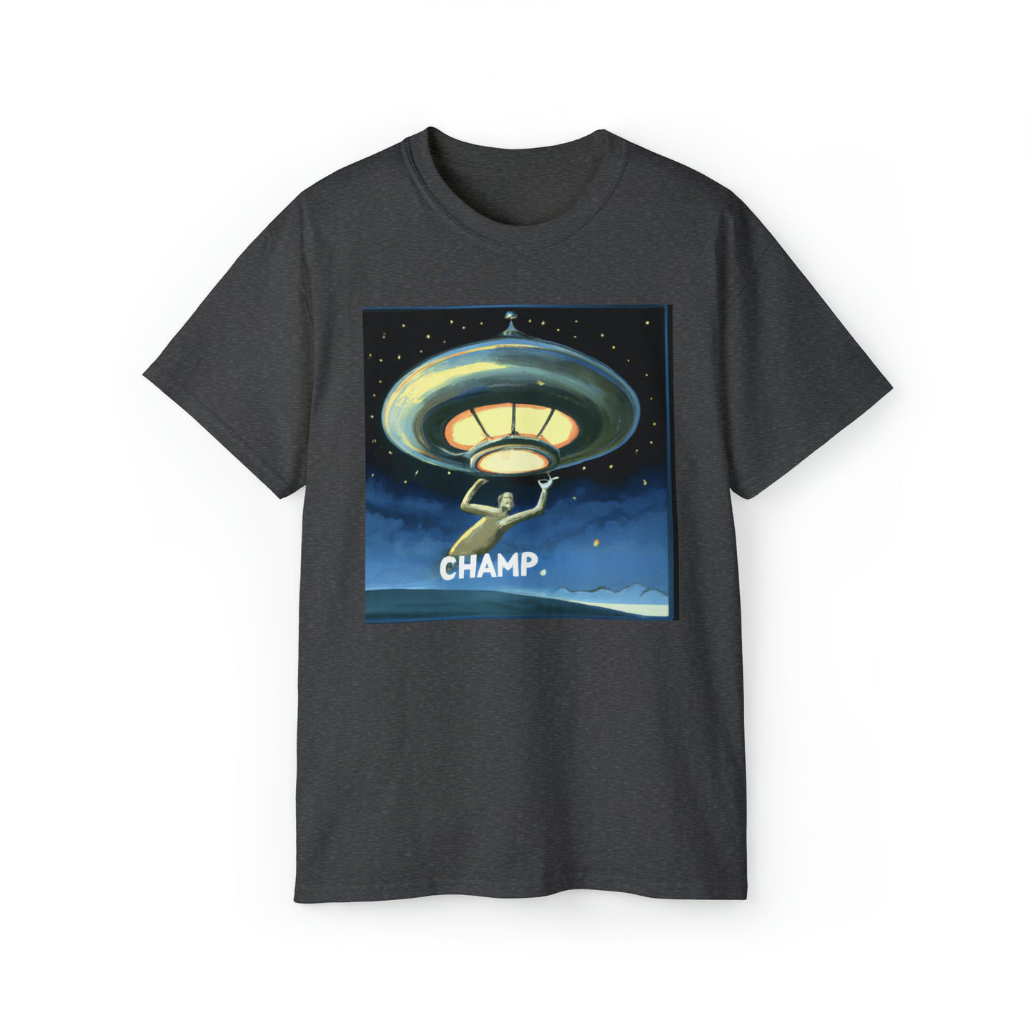 CHAMP UFO 9 - Neo-Classical Style - AI Art - Gildan Ultra Cotton Tee