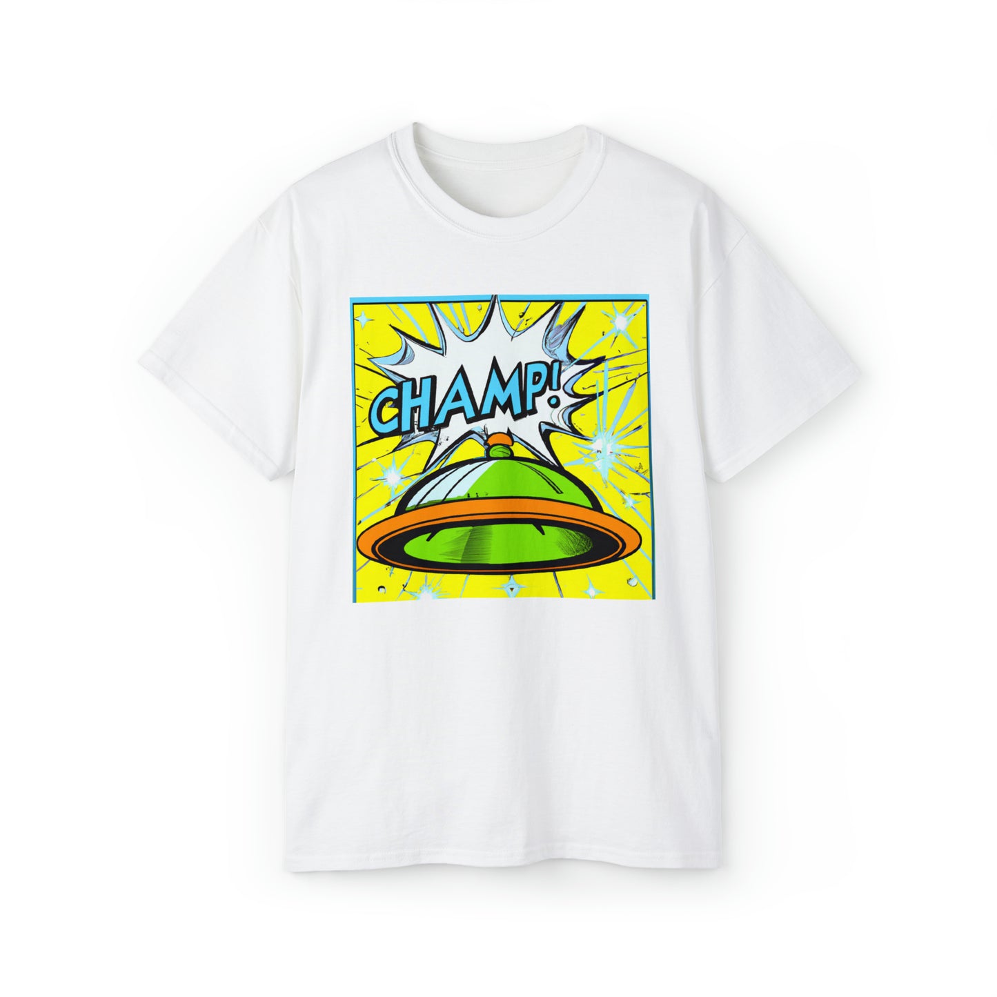 CHAMP UFO 20 - 1950's Style Comic Book Art - AI Art - Ultra Cotton Tee