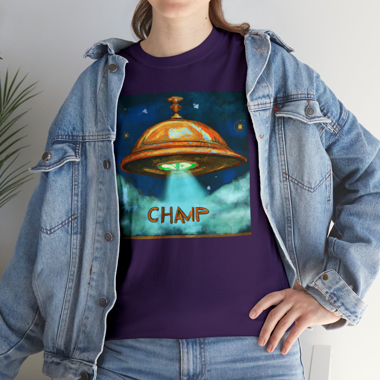 CHAMP UFO 8 - Ancient Roman Style - AI Art - Gildan Heavy Cotton Tee