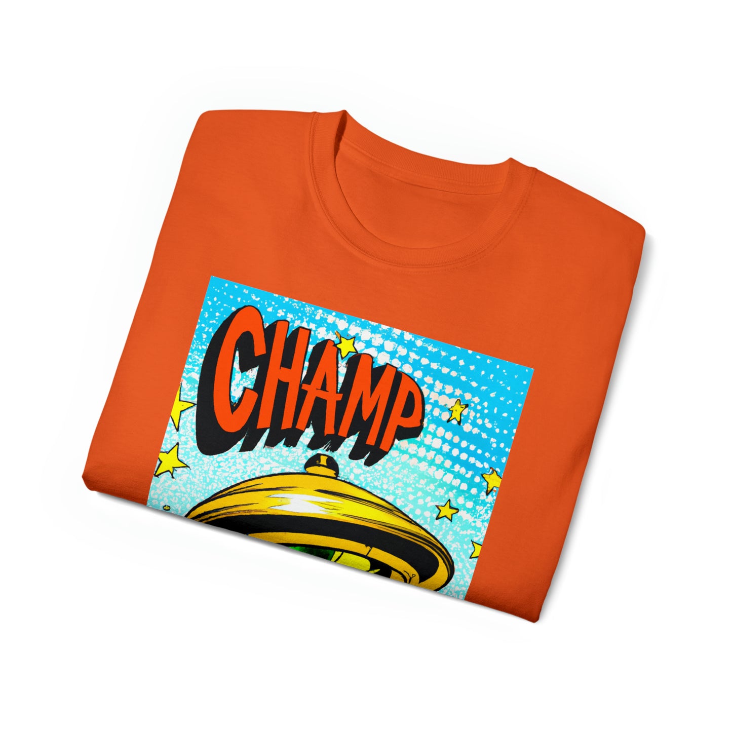 CHAMP UFO 23 - 1930's Style Comic Art - AI Art - Gildan Ultra Cotton Tee