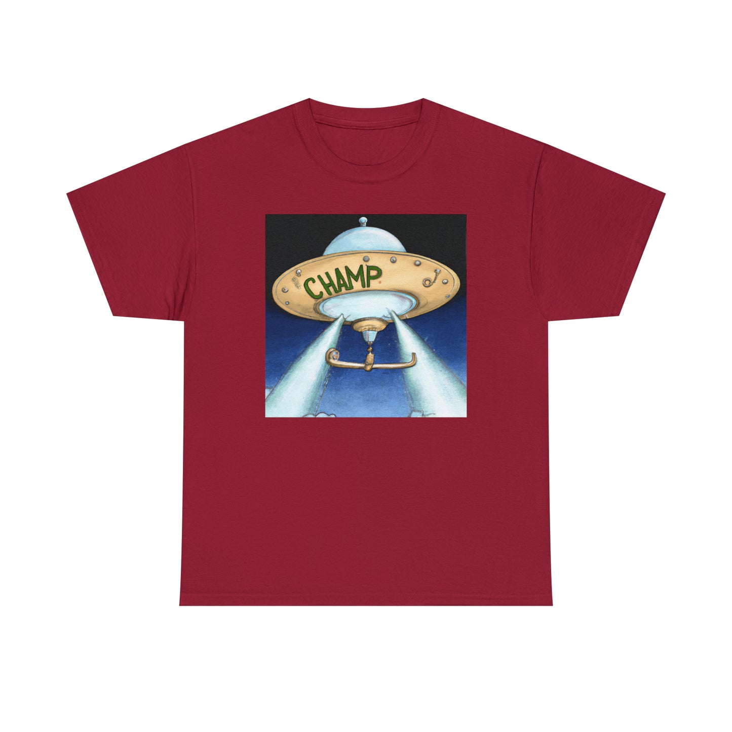 CHAMP UFO 10 - Neo-Classical Style - AI Art - Gildan Heavy Cotton Tee