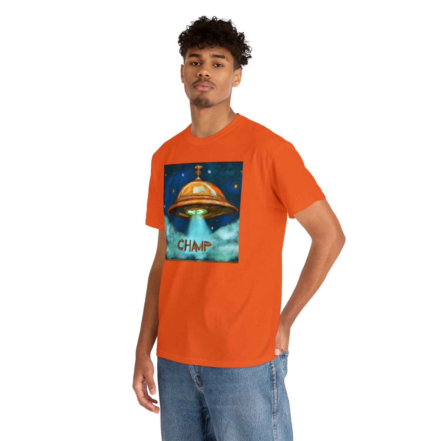 CHAMP UFO 8 - Ancient Roman Style - AI Art - Gildan Heavy Cotton Tee