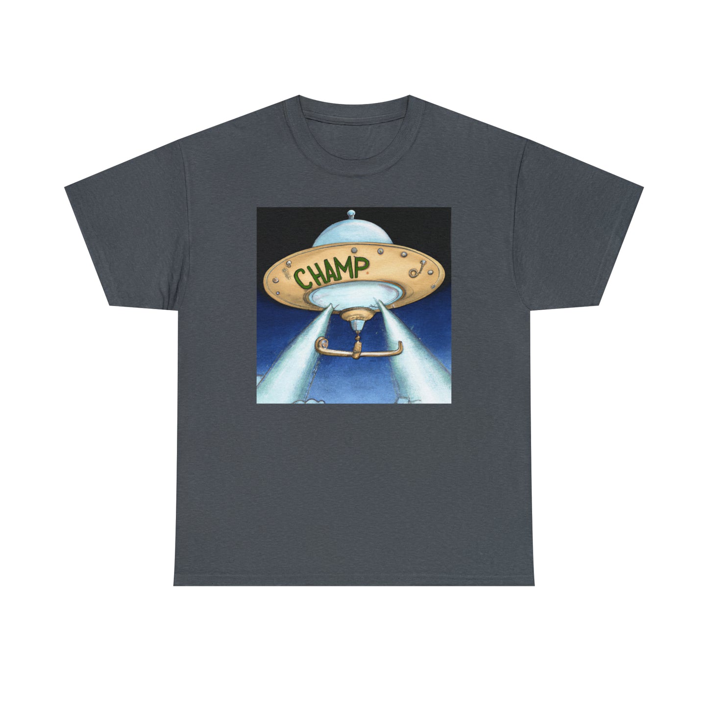 CHAMP UFO 10 - Neo-Classical Style - AI Art - Gildan Heavy Cotton Tee