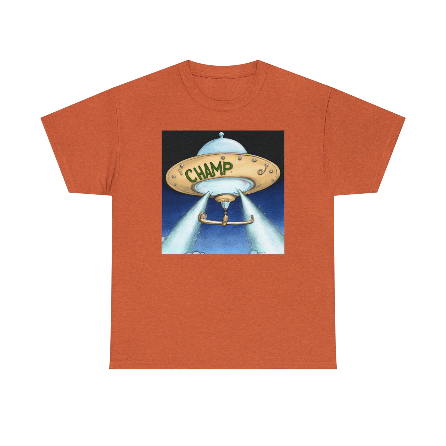 CHAMP UFO 10 - Neo-Classical Style - AI Art - Gildan Heavy Cotton Tee