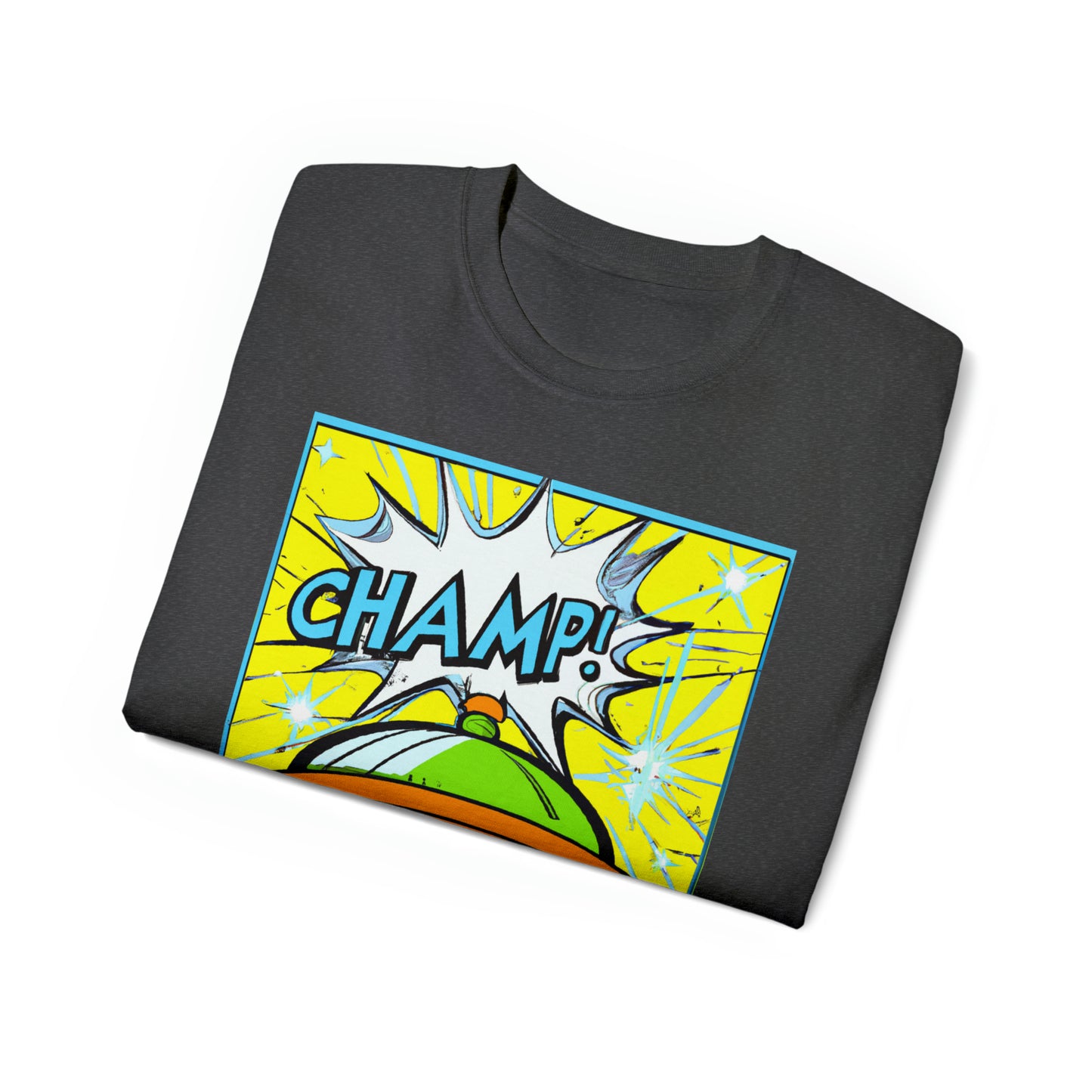 CHAMP UFO 20 - 1950's Style Comic Book Art - AI Art - Ultra Cotton Tee