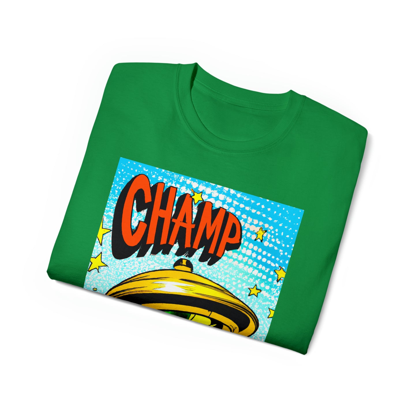 CHAMP UFO 23 - 1930's Style Comic Art - AI Art - Gildan Ultra Cotton Tee