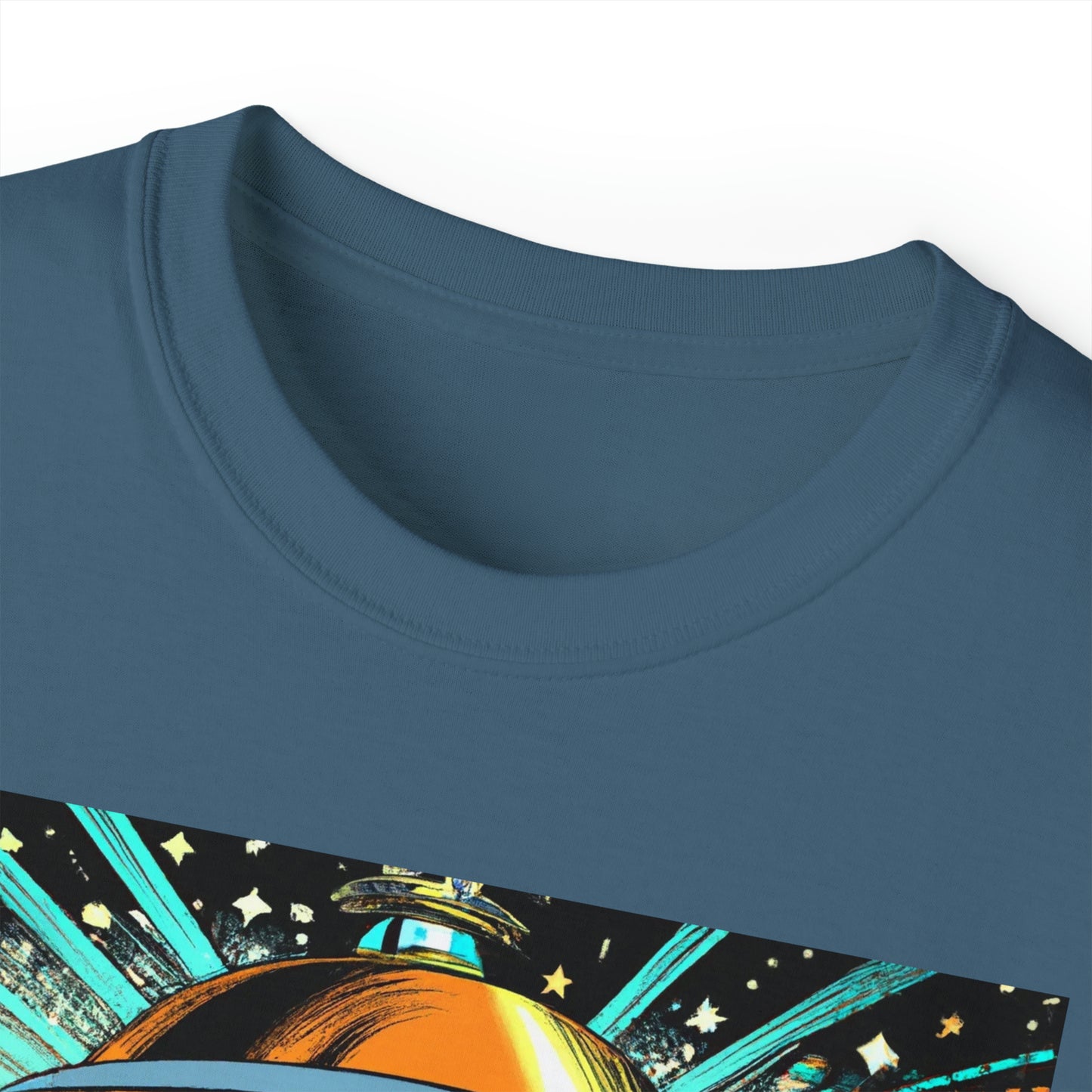 CHAMMP UFO 3 - 1800's Style Comic Art - AI Art - Gildan Ultra Cotton Tee