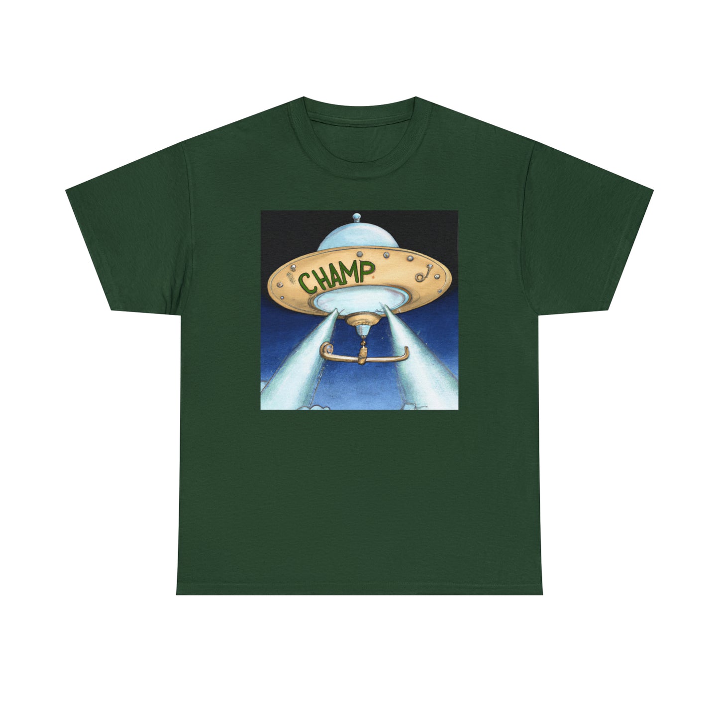 CHAMP UFO 10 - Neo-Classical Style - AI Art - Gildan Heavy Cotton Tee