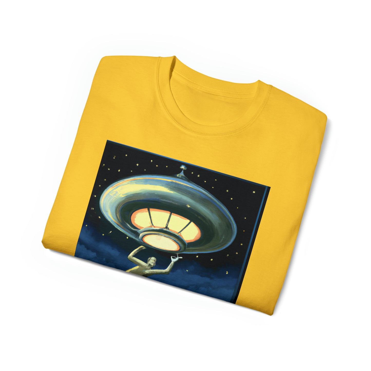 CHAMP UFO 9 - Neo-Classical Style - AI Art - Gildan Ultra Cotton Tee