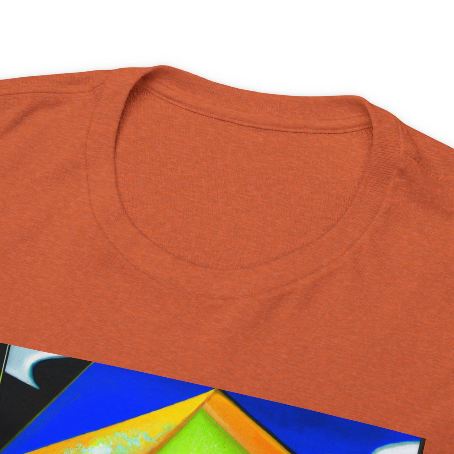 CHAMP UFO 11 - Cubist Style - AI Art - Gildan Heavy Cotton Tee