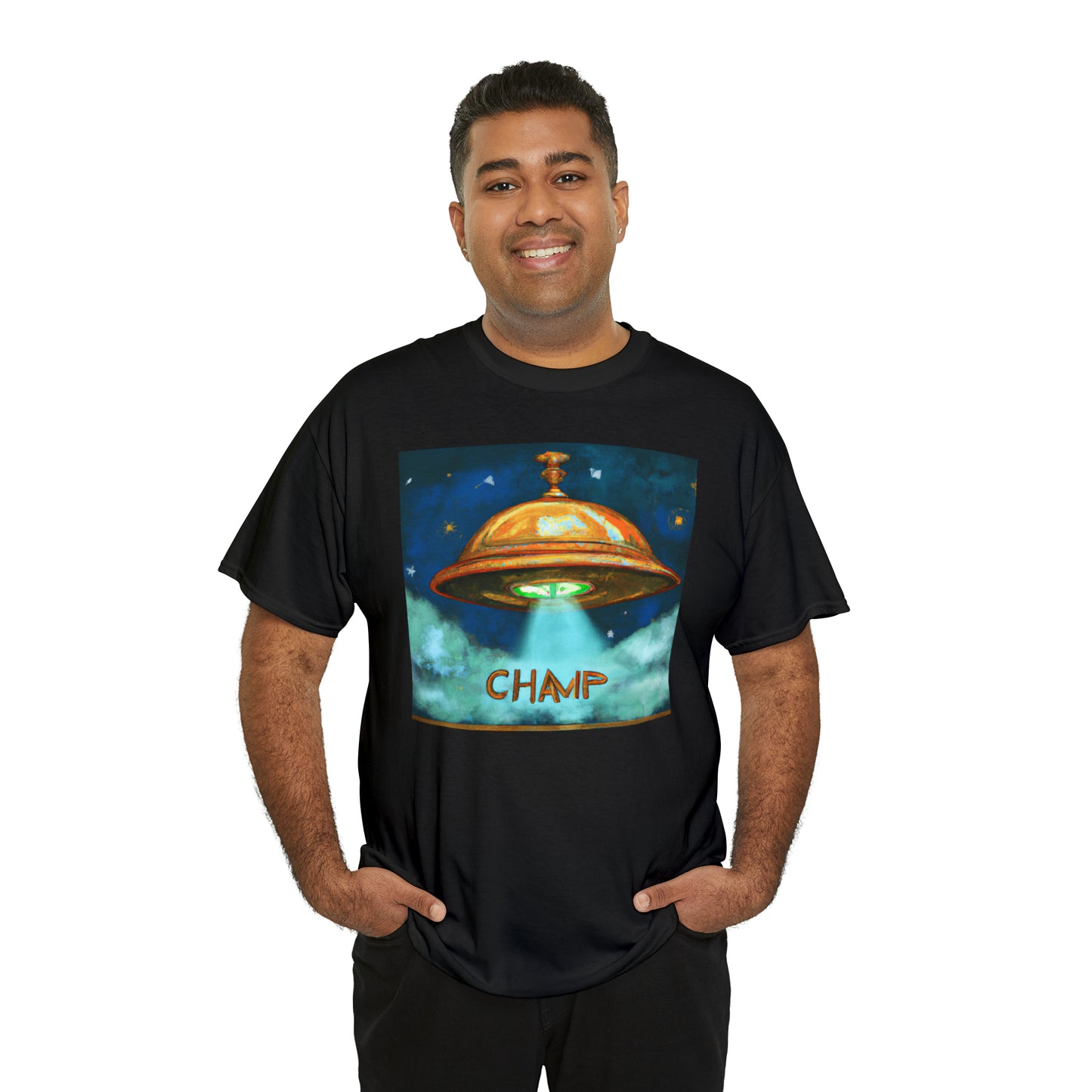 CHAMP UFO 8 - Ancient Roman Style - AI Art - Gildan Heavy Cotton Tee