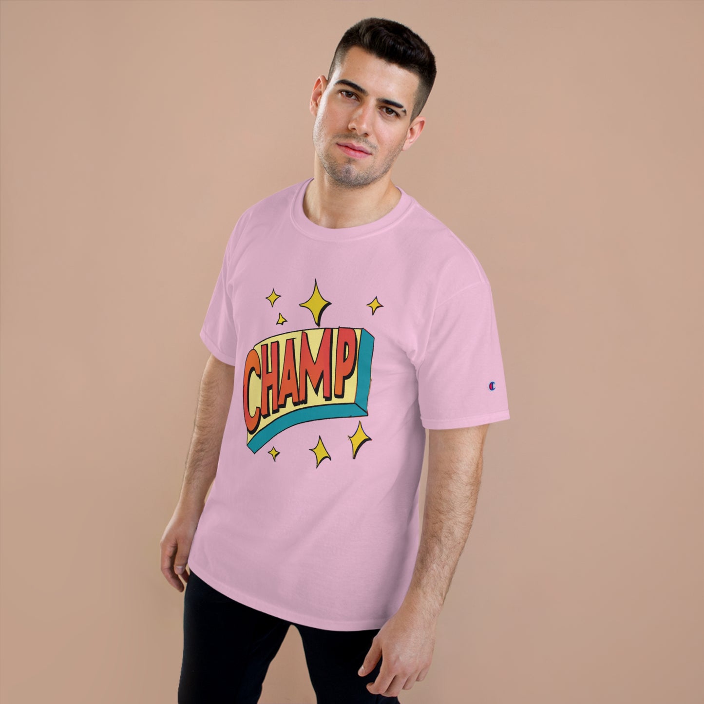 CHAMP Logo 1930's Style Cartoon Art - AI Art - Champion T-Shirt