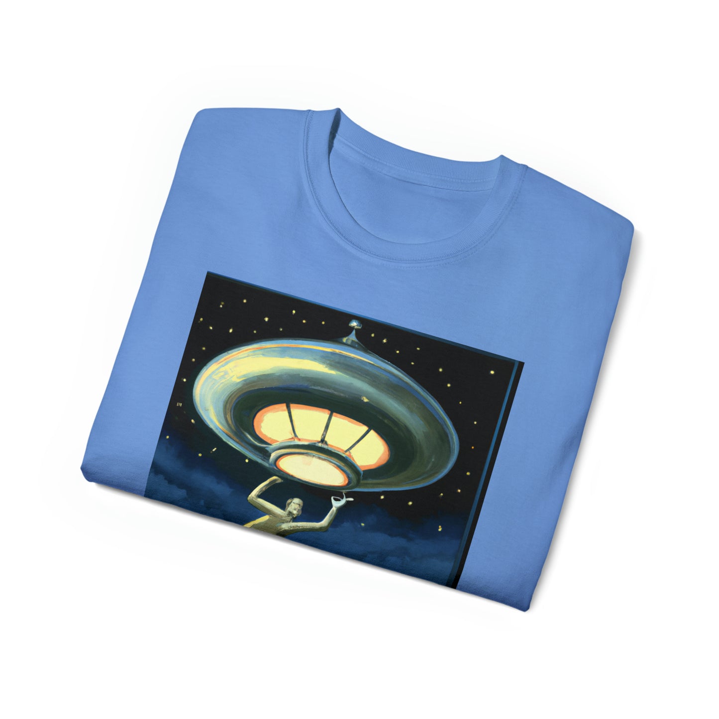 CHAMP UFO 9 - Neo-Classical Style - AI Art - Gildan Ultra Cotton Tee