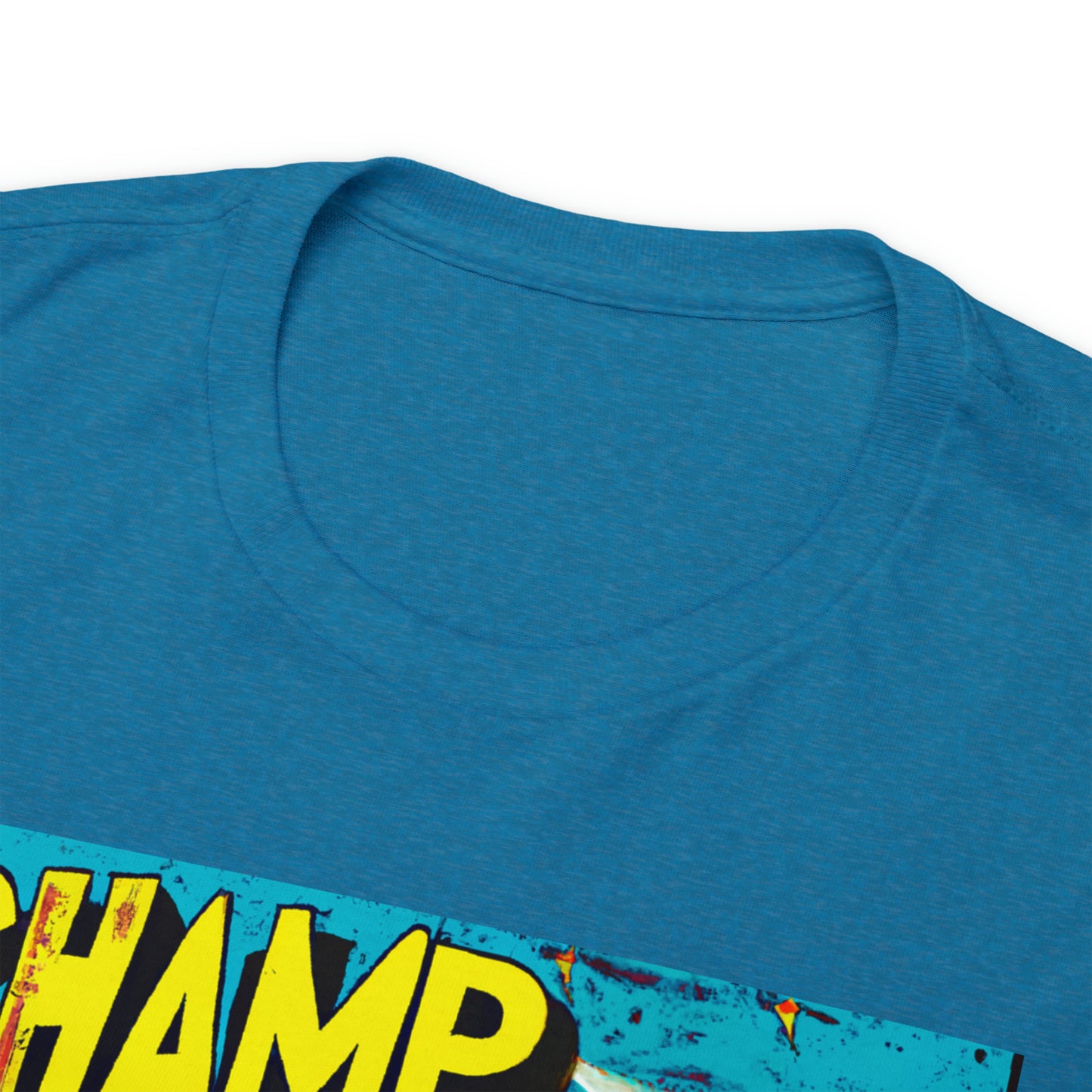 CHAMP UFO 25 - 1970's Style Comic Book Art - AI Art - Gildan Heavy Cotton Tee