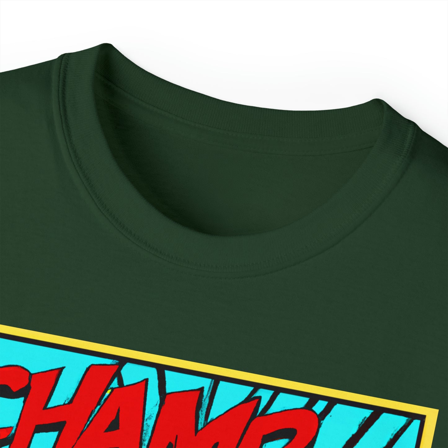 CHAMP Spaceship 6 - 1960's Style Comic Book Art - AI Art - Gildan Ultra Cotton Tee