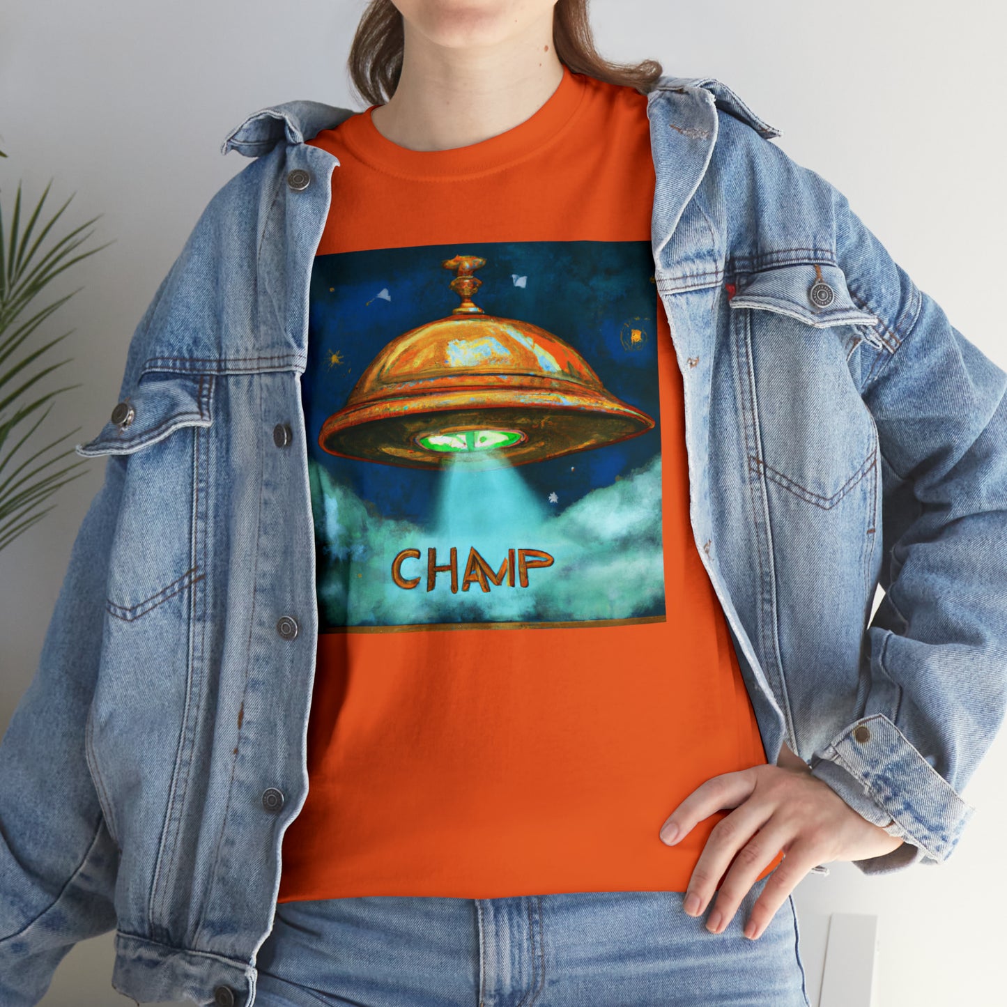 CHAMP UFO 8 - Ancient Roman Style - AI Art - Gildan Heavy Cotton Tee