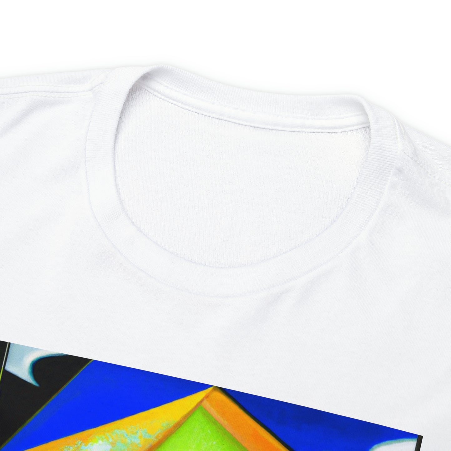 CHAMP UFO 11 - Cubist Style - AI Art - Gildan Heavy Cotton Tee