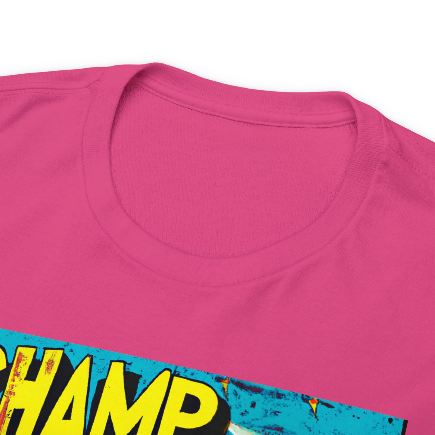 CHAMP UFO 25 - 1970's Style Comic Book Art - AI Art - Gildan Heavy Cotton Tee