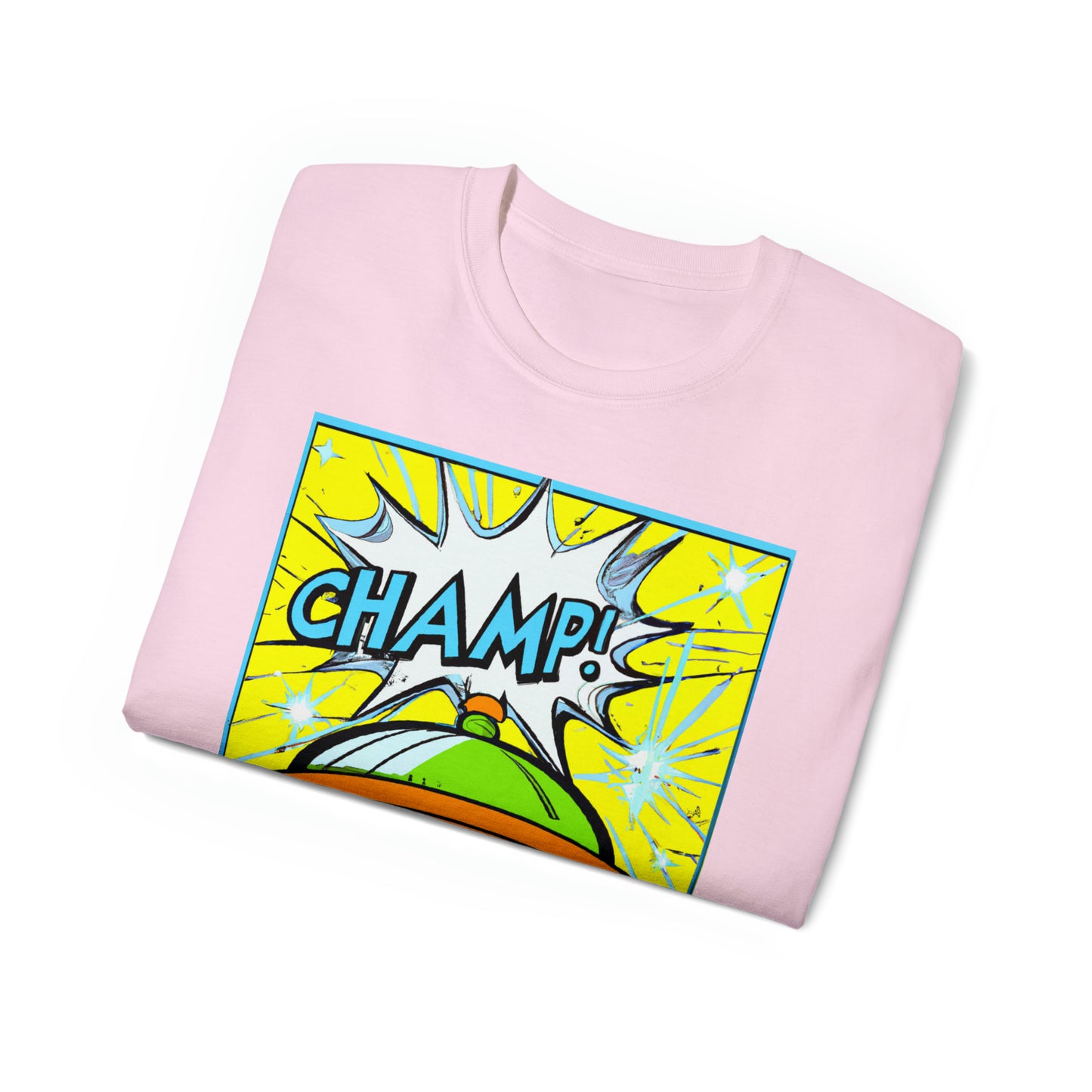 CHAMP UFO 20 - 1950's Style Comic Book Art - AI Art - Ultra Cotton Tee