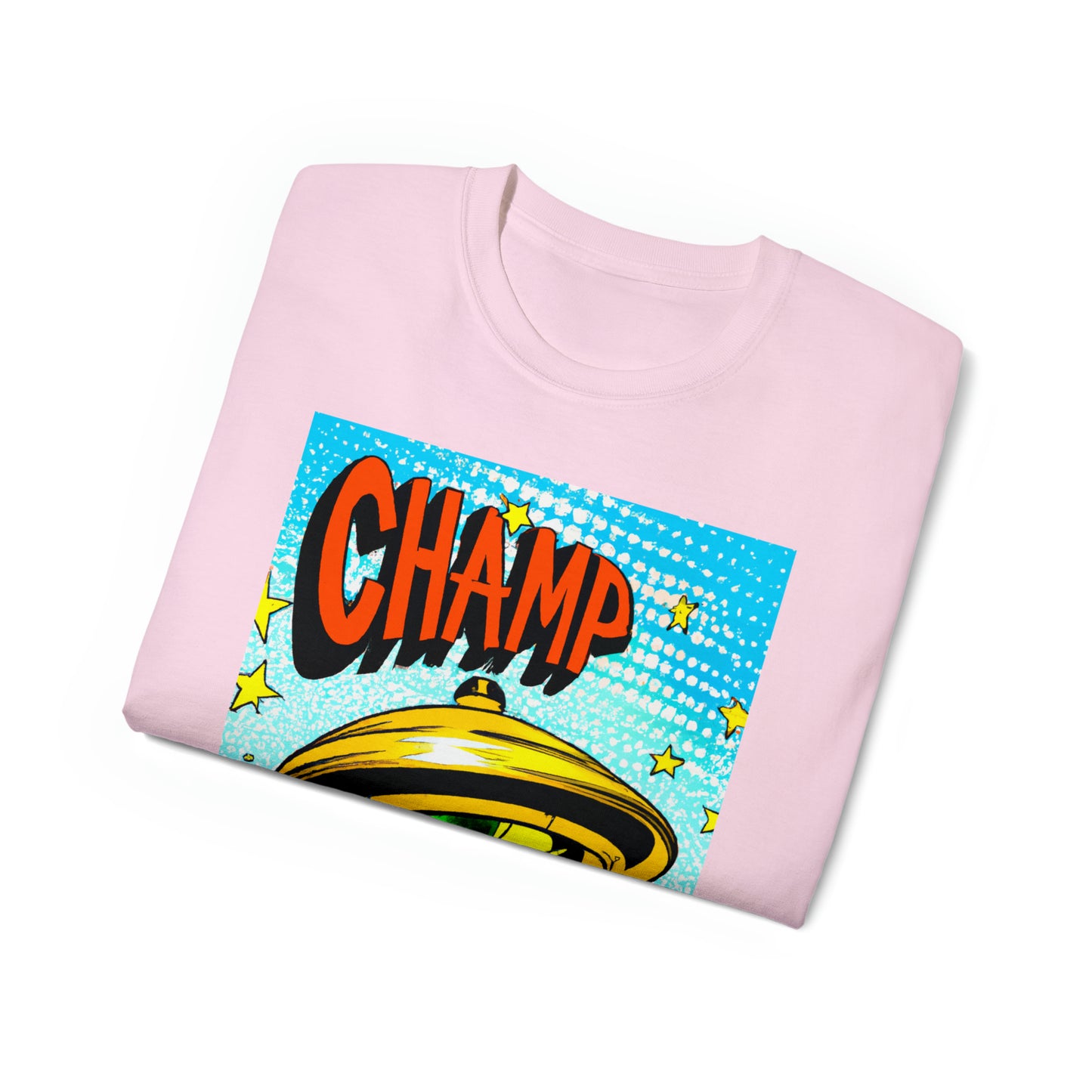 CHAMP UFO 23 - 1930's Style Comic Art - AI Art - Gildan Ultra Cotton Tee