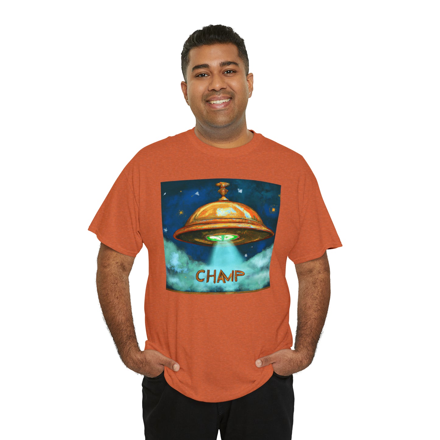 CHAMP UFO 8 - Ancient Roman Style - AI Art - Gildan Heavy Cotton Tee