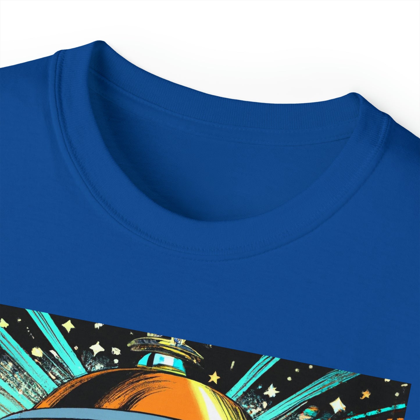 CHAMMP UFO 3 - 1800's Style Comic Art - AI Art - Gildan Ultra Cotton Tee