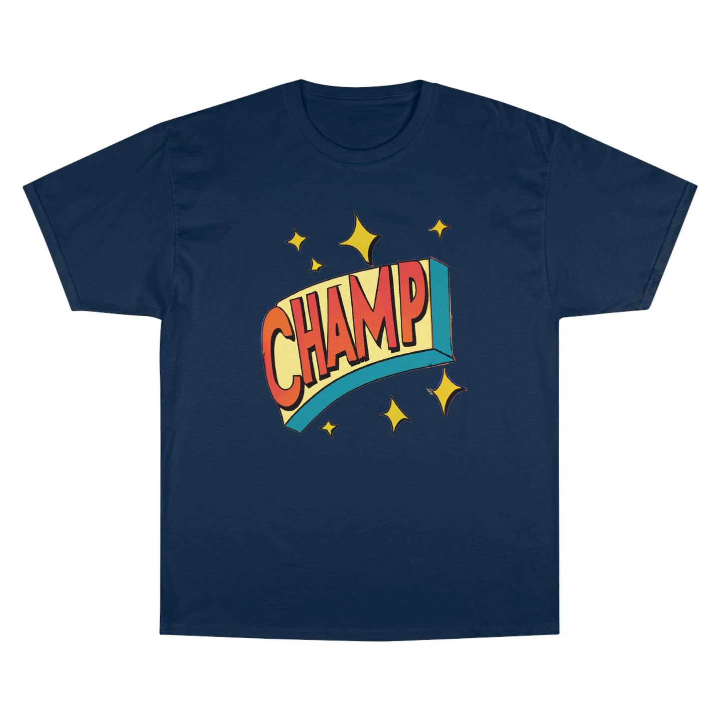 CHAMP Logo 1930's Style Cartoon Art - AI Art - Champion T-Shirt